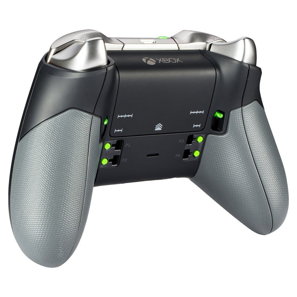 eXtremeRate Rubberized Rear Grip Back Panels for Xbox One Elite Controller 1698