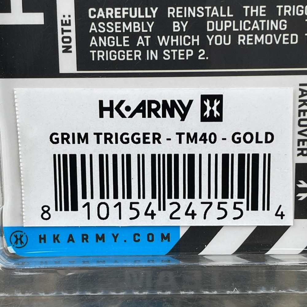 NEW HK Army Luxe TM40 Grim Death Blade Trigger - Gold