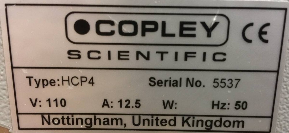 Copley HCP4 Vacuum Pump