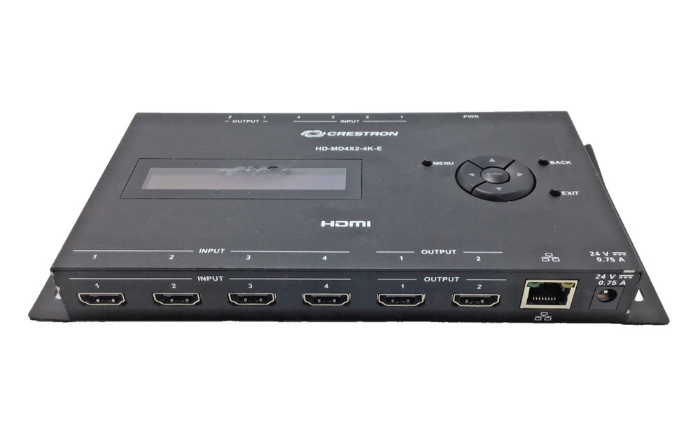 Crestron HD-MD4X2-4K-E 4x2 4K HDMI Switcher