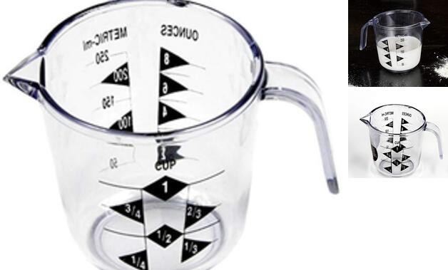 Select Plastic 1 Measuring Cup, 3.5 inch, Clear