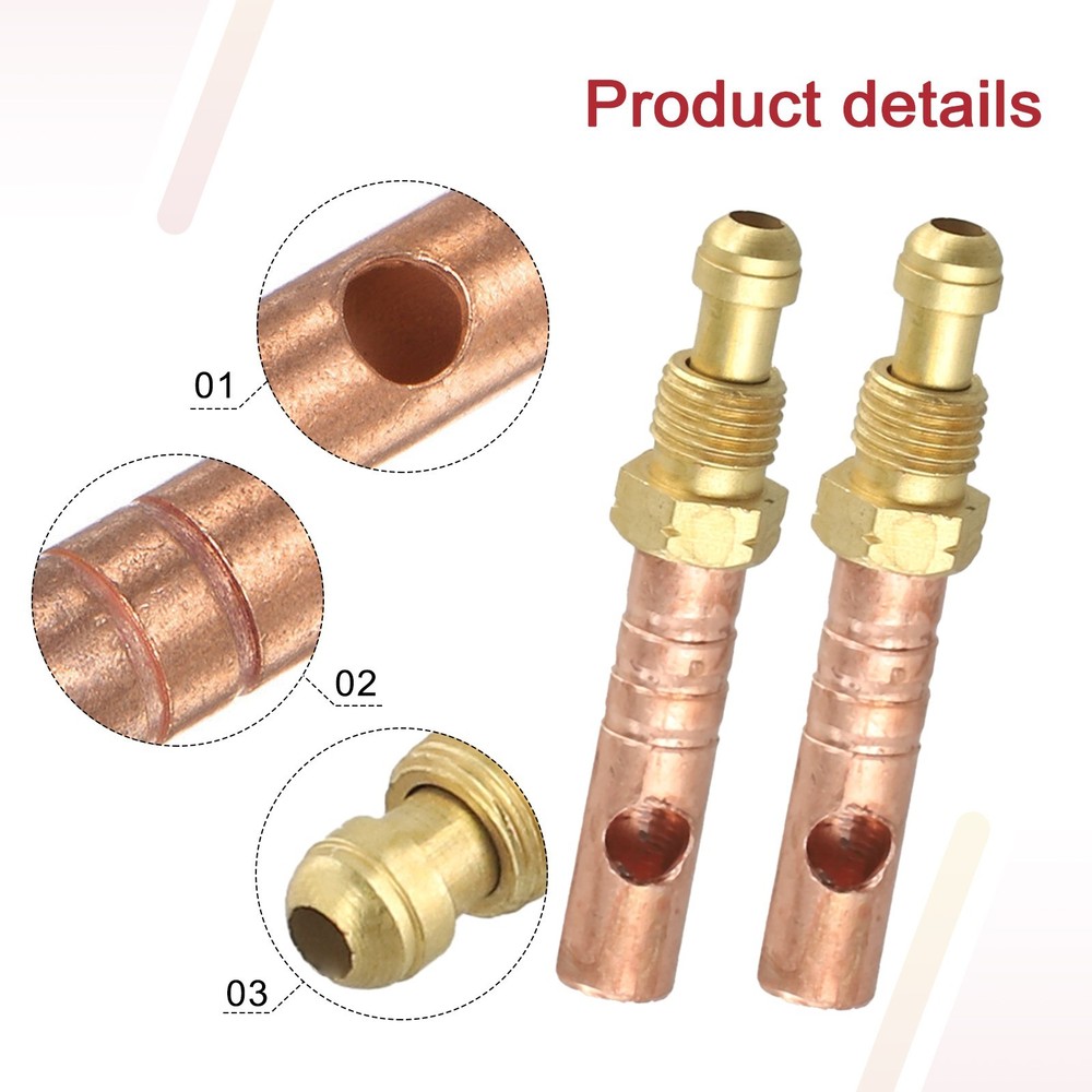 Welding Equipment Head Adapter 2pcs Connector Adapter TIG Welding Torch