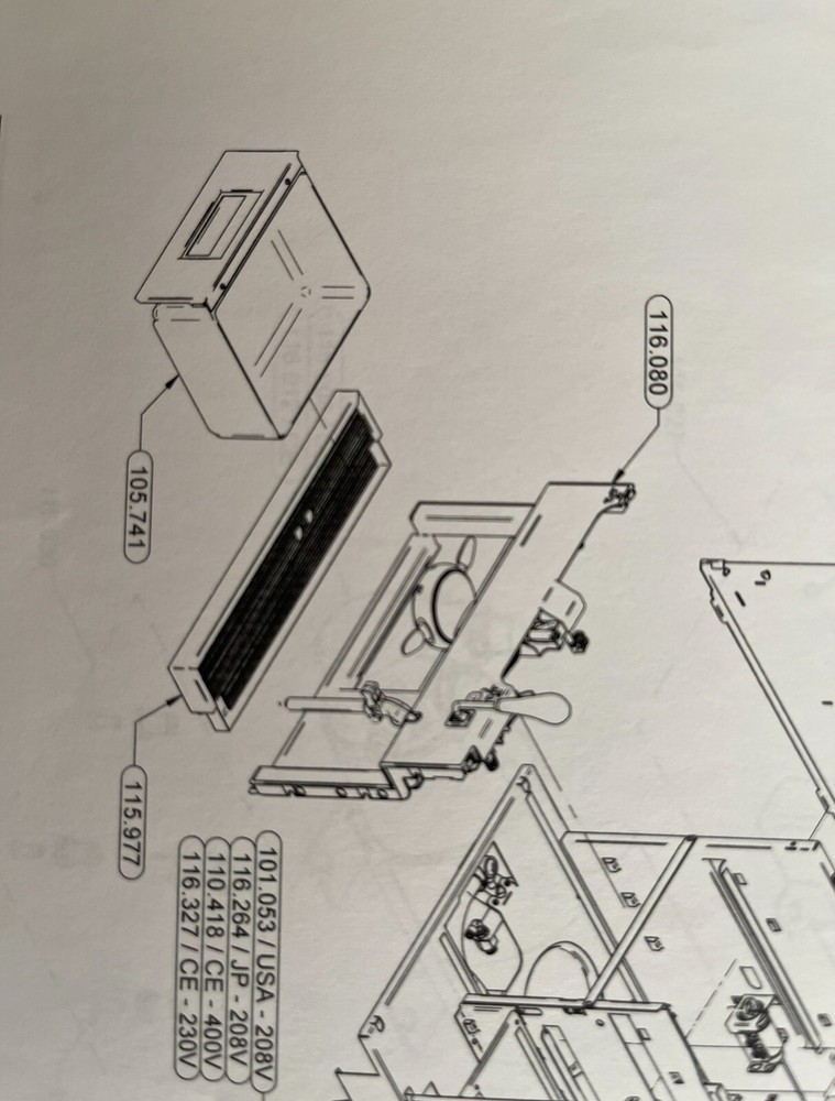 Mastrena Espresso Machine CTS2 , CS2 Drawer ( 105-741 )