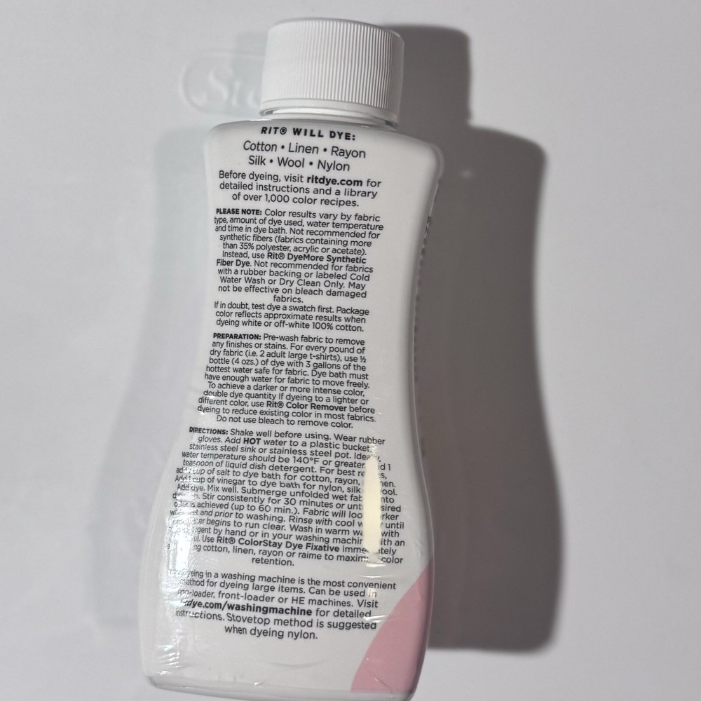 Rit Dye Liquid 8oz-Rose Quartz