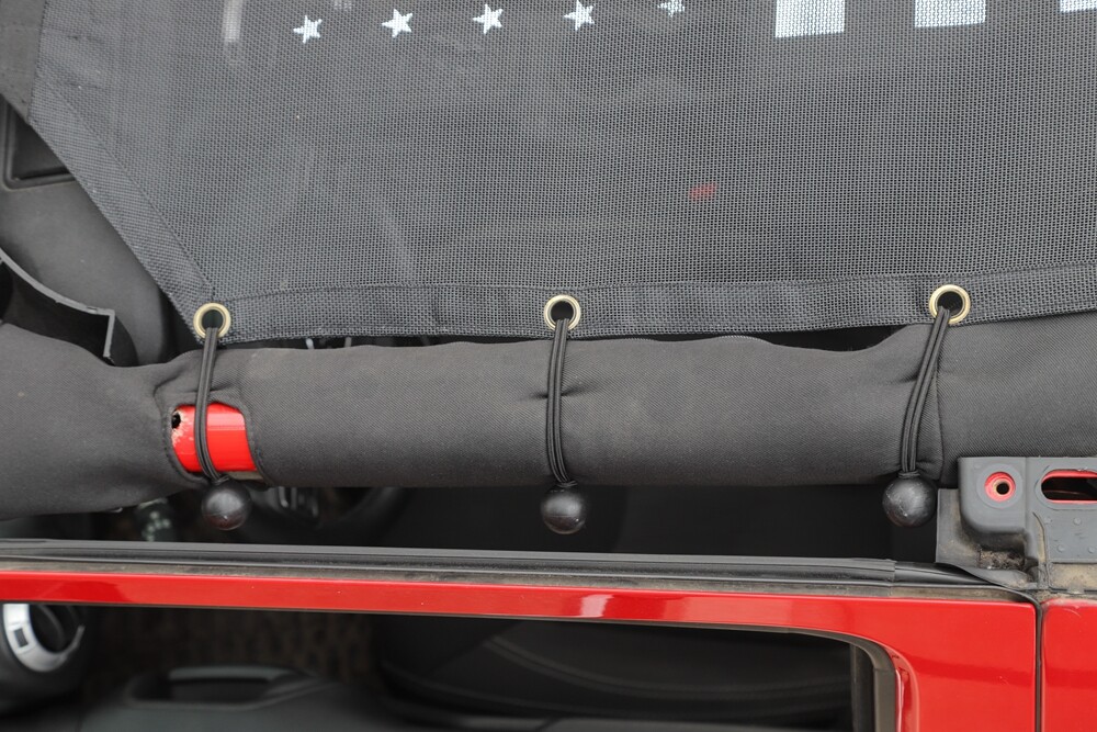 Mesh Car SunShade Bikini Top Net Cover For Jeep Wrangler JK JKU 4Dr Accessories