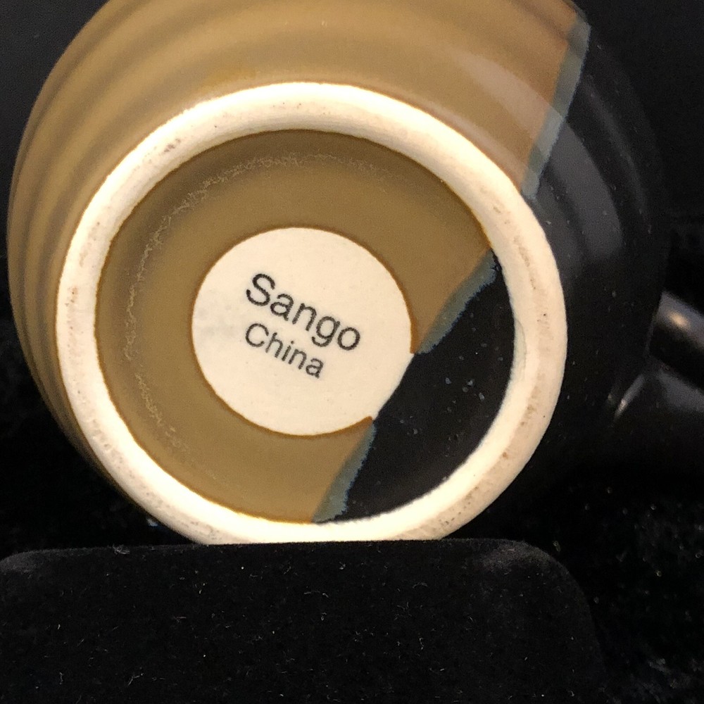 Sango Gold Dust Black Cream Pitcher