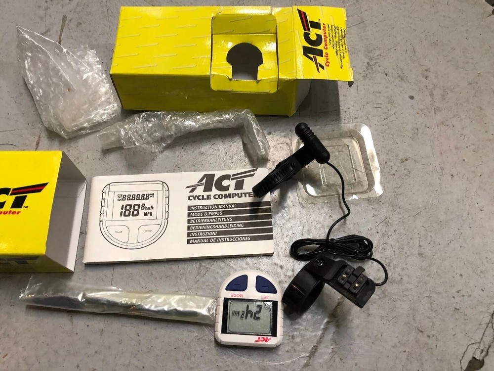 NOS Vintage ACT Cycle Computer