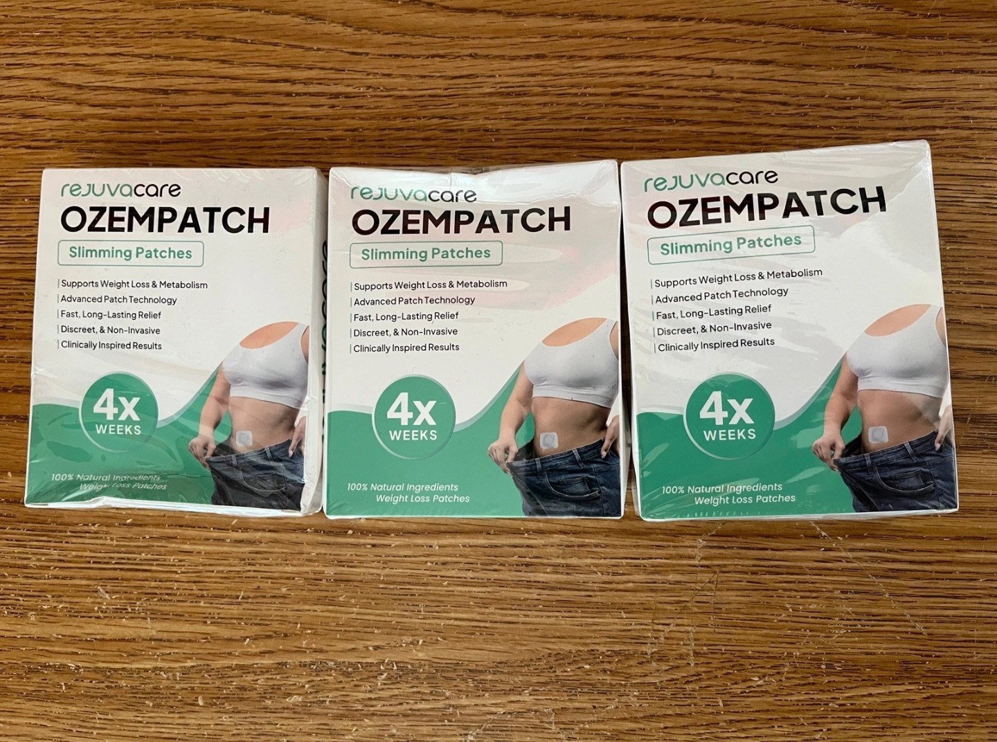 7 Rejuvacare OzemPatch Tonepatch Slimming Patches Lot Of 7 Months 210 Count