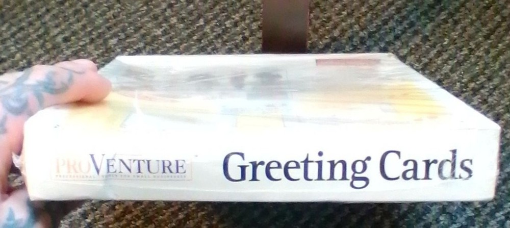 Vtg Computer Software Windows 95 Pro Venture Greeting Cards CD-ROM