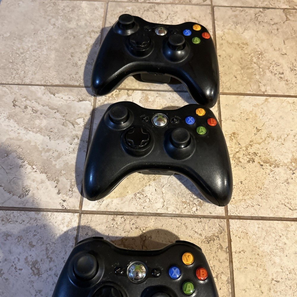 Microsoft Xbox 360 Wireless Controller Black OEM Genuine/Tested/Working