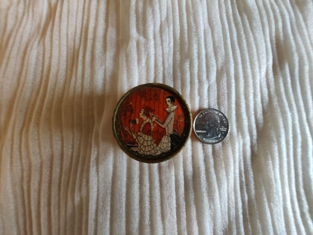 1920's Three Flowers Face Powder Sample, FULL Cardboard