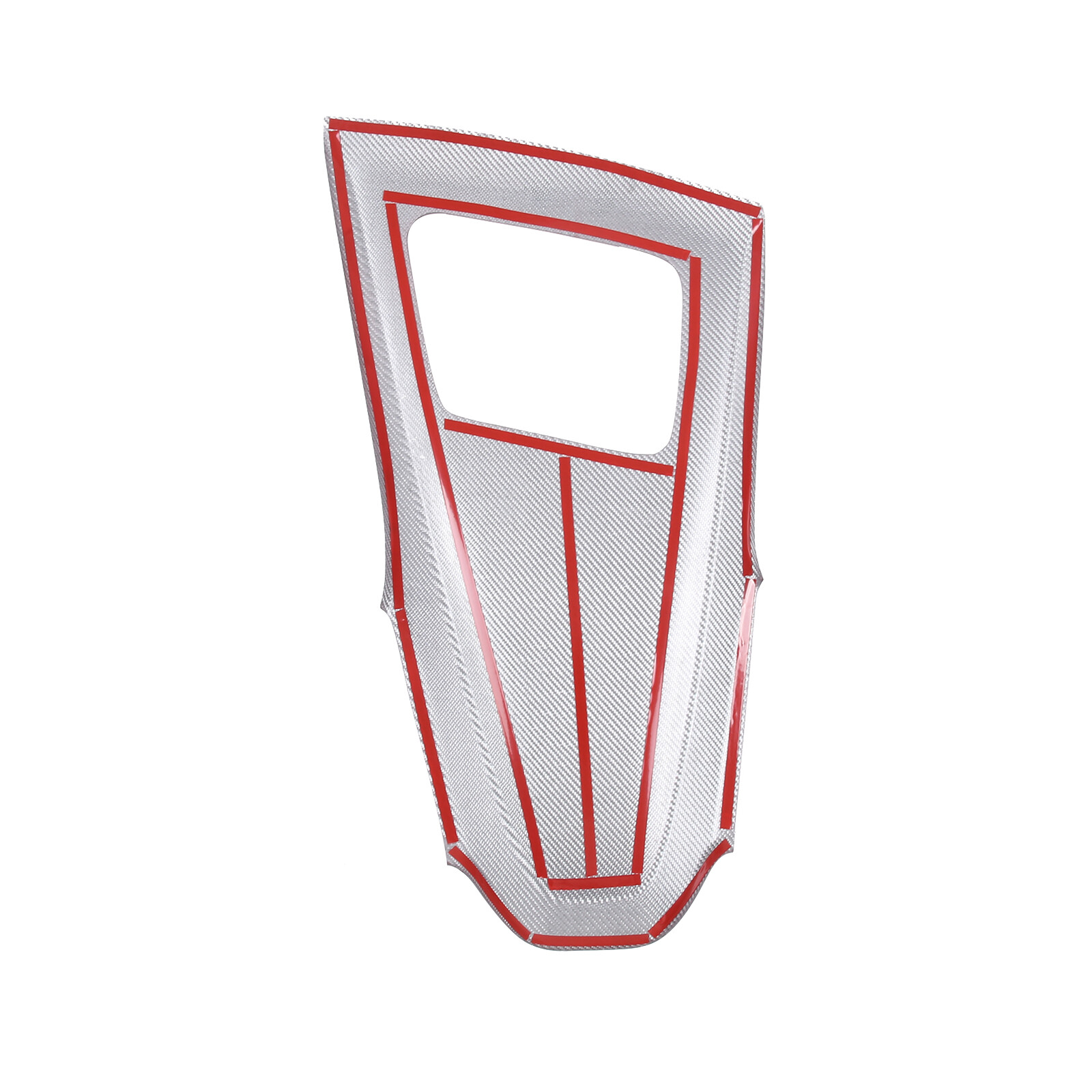 Red Real Carbon Fiber Interior Set Decor Cover Trim Kit for Corvette C8 20-25