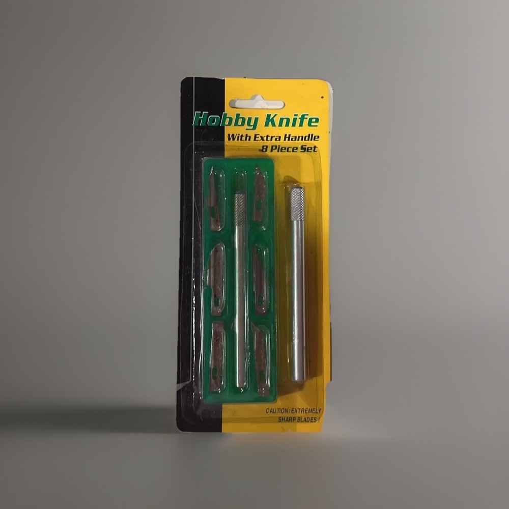🛠️ Hobby Knife with Extra Handle – 8‑Piece Precision Craft Cutting Set