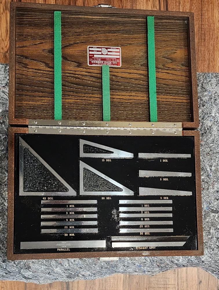 Starrett Weber Angle Block Set Model AG18TR