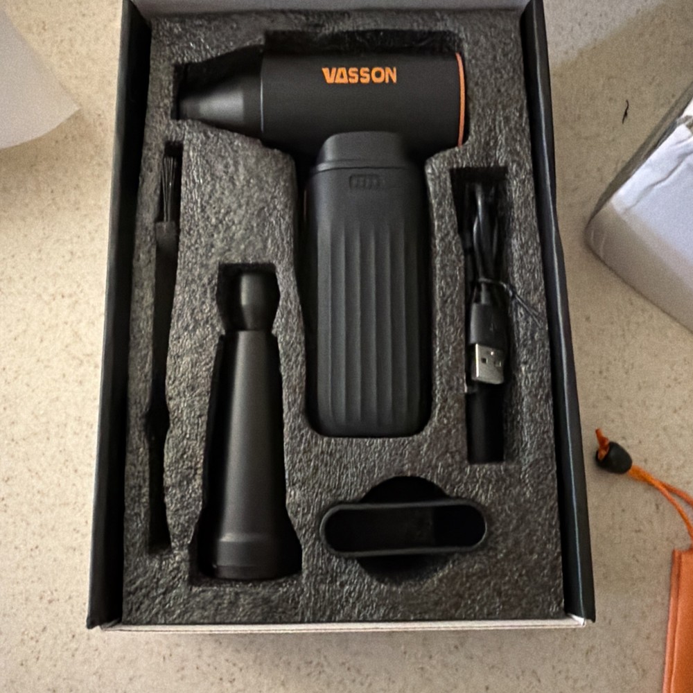 Vasson Compressed Air Duster Ms-C002 New Open Box