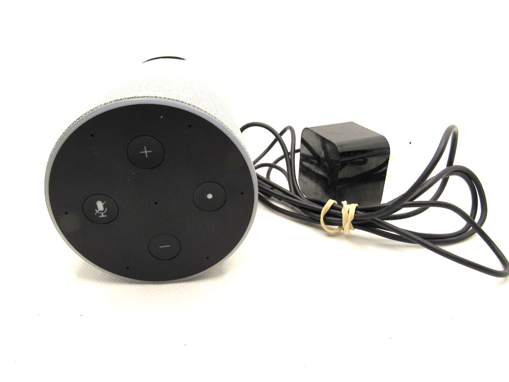 Amazon Echo (2nd Generation) Smart Assistant - Heather Grey Fabric