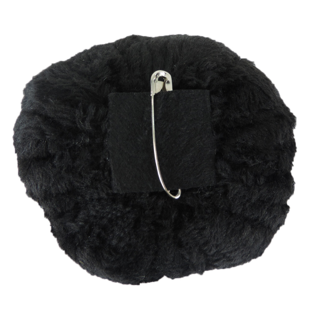 Deluxe Jumbo BLACK Playboy Bunny Rabbit Tail Costume Accessory