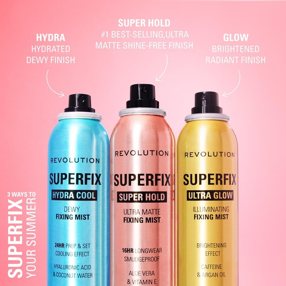 Superfix Hydra Cool Prep + Fix Continuous Fixing Mist