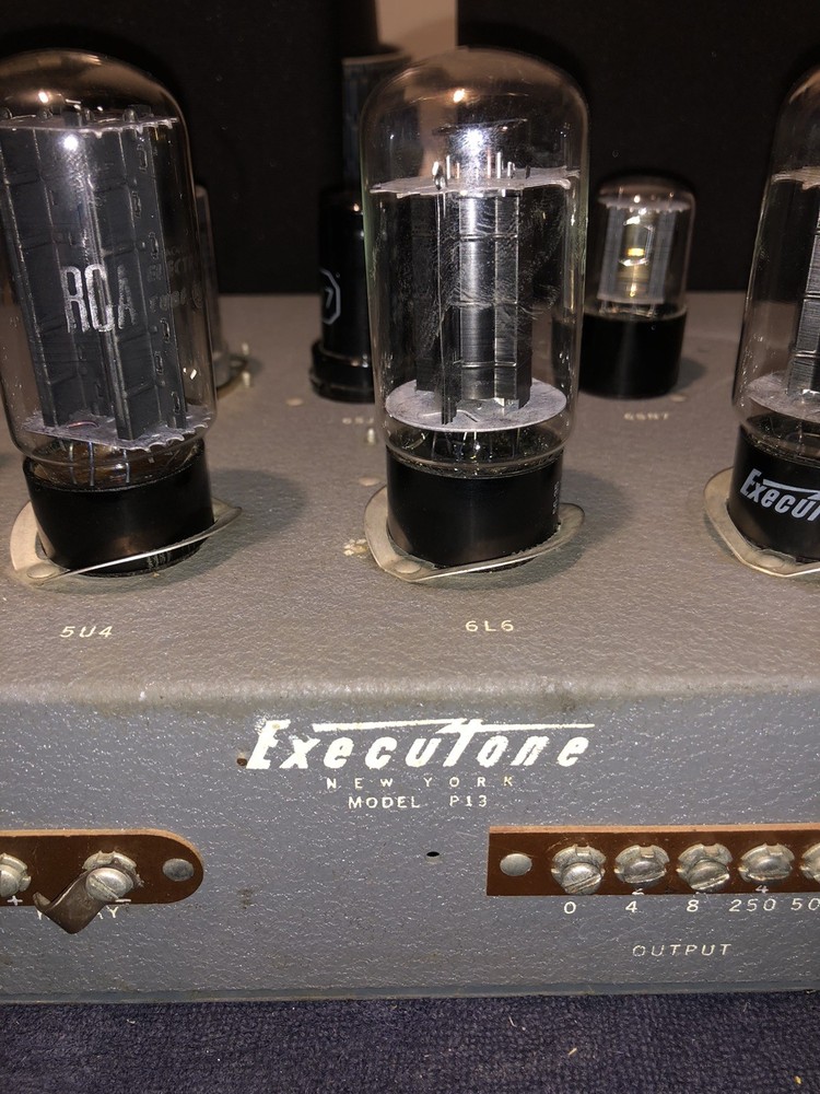 Executone Amplifier Model P13, Great For Fender Guitar Amp￼ Conversion