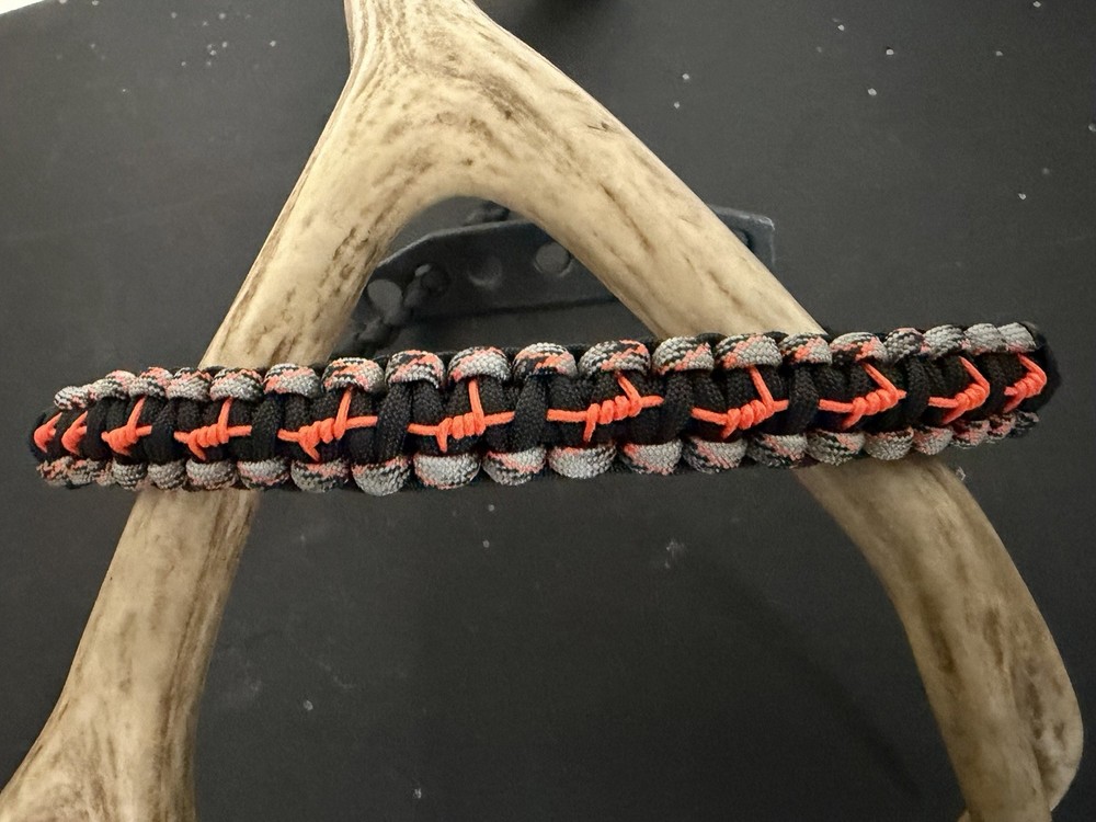 Black, Grey, Orange Bow Wrist Sling