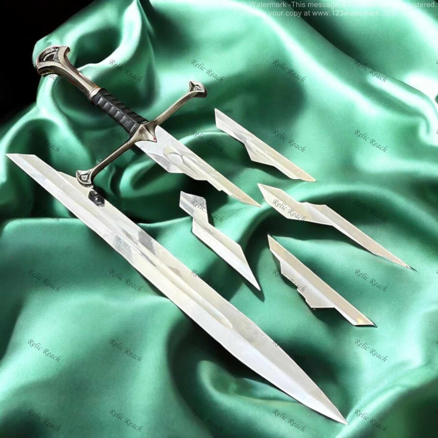 LOTR Anduril Shard of Narsil, High Carbon Steel Premium Hobbit Christmas GIFT BF