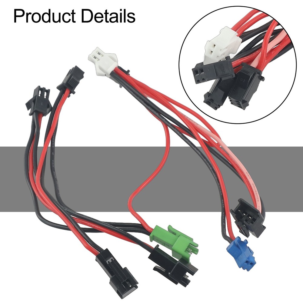 Electric Bicycle Ebike Headlight And Tail Light Replacement Cable Line 24v-60v