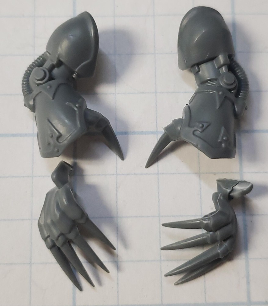 40k Chaos Space Marines Bits Terminator Accursed Weapon - Lightning Claws Set