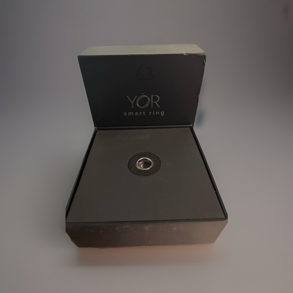 YOR Smart Ring by LetsFit – Silver Size 6 – Open Box Unused – iOS/Android