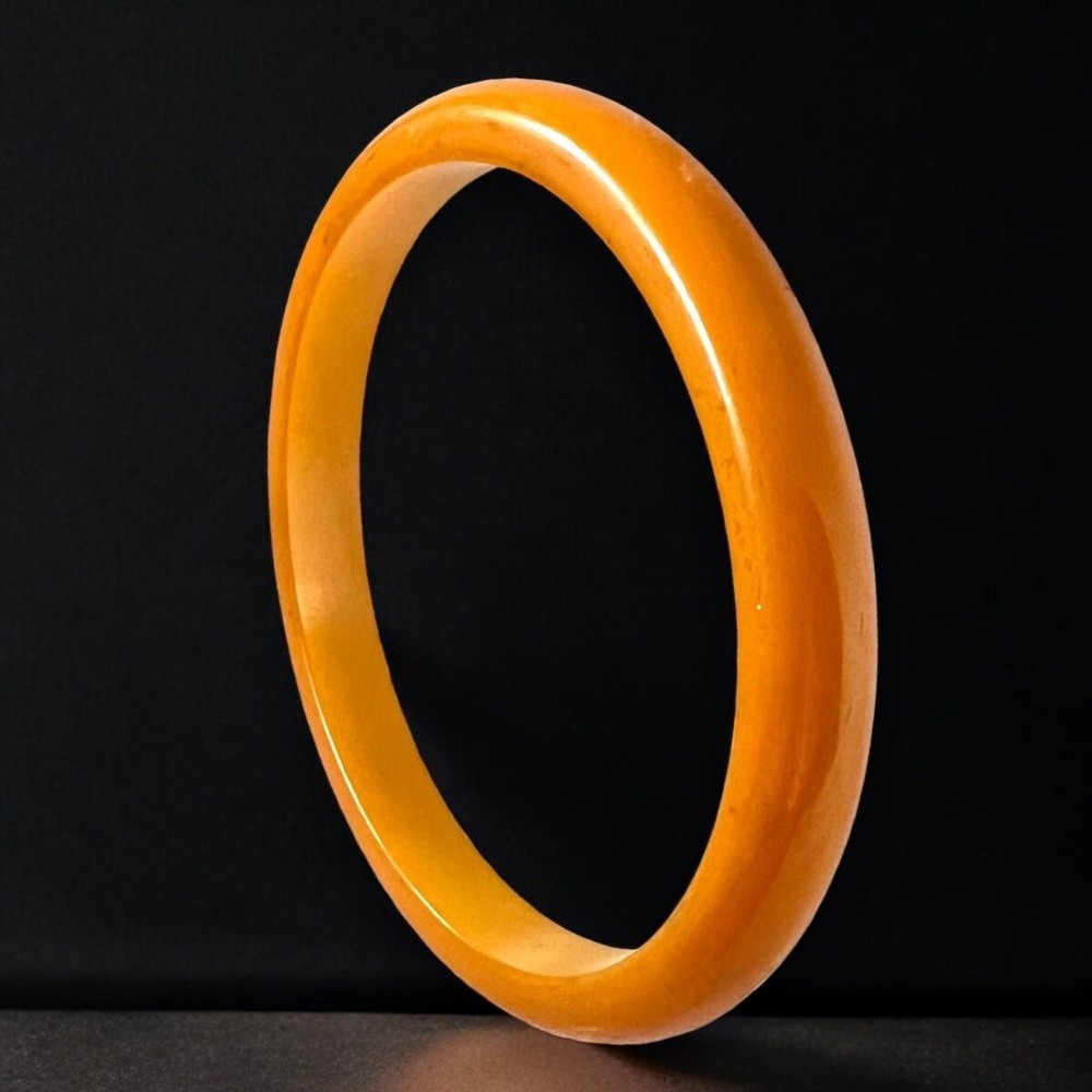 Bakelite Bangle Spacer Stackable Butterscotch Tested Vintage MCM