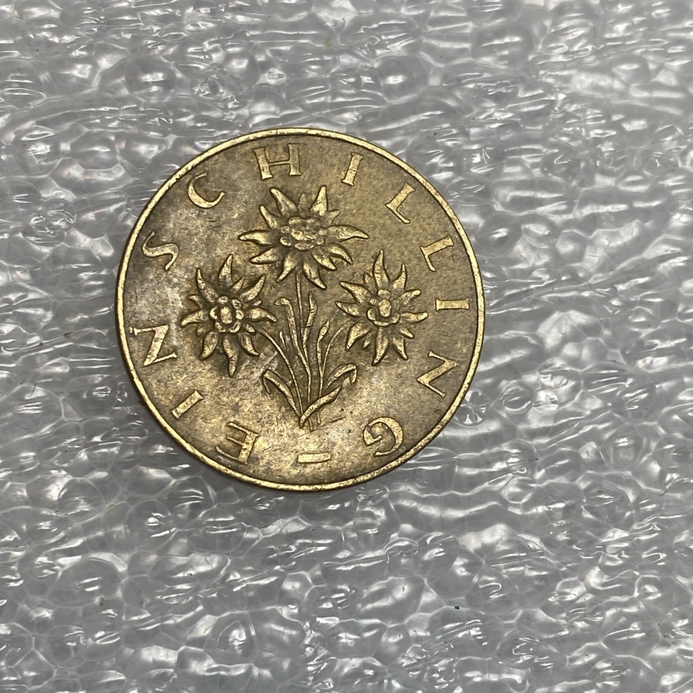 💚 AUSTRIA COIN 1 SCHILLING 1976