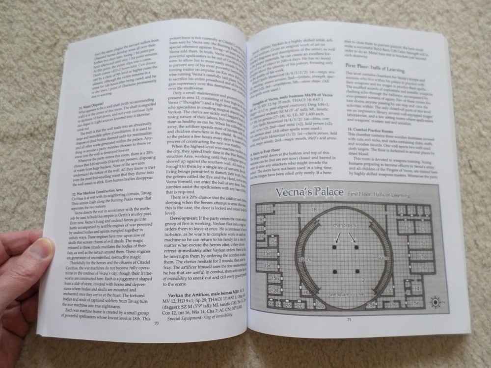 Die Vecna Die ! Dungeons & Dragons adventure module