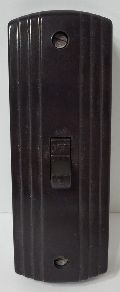 VTG Leviton Surface Mounted Single Pole Switch - Brown