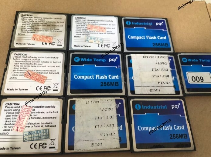 10PCS PQI 256MB CompactFlash Card CF Card