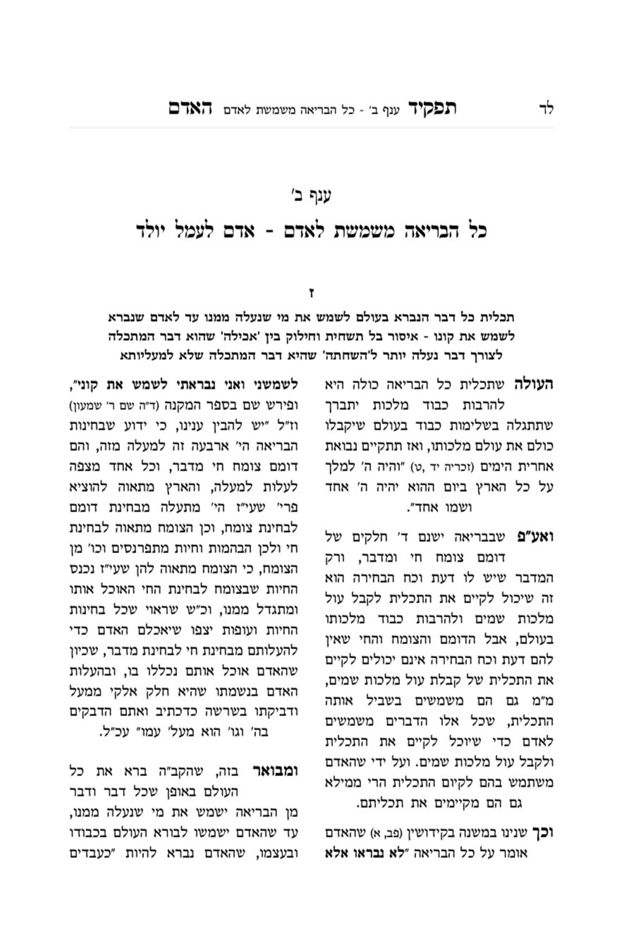 Sefer Tafkid Ha'adam By Rabbi Gilbert Backenroth ספר תפקיד האדם