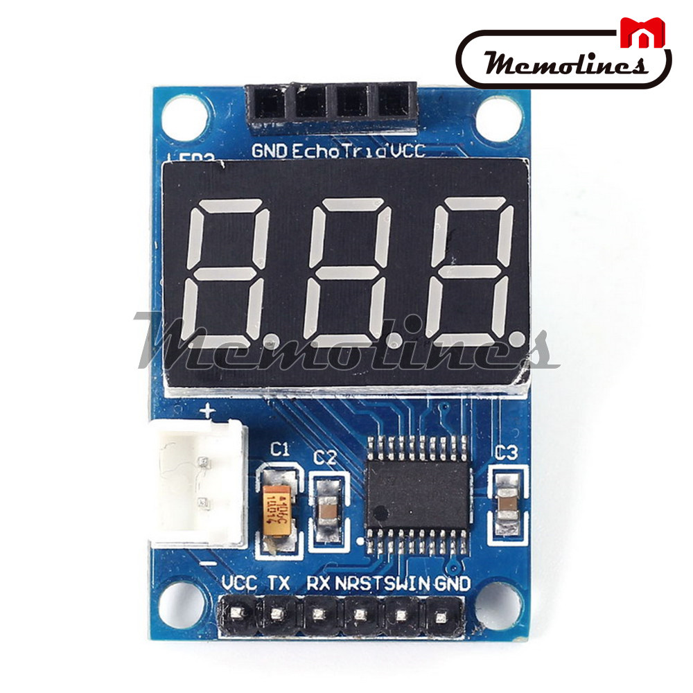 Ultrasonic Distance Test Control Board Rangefinder LCD Display for HC-SR04