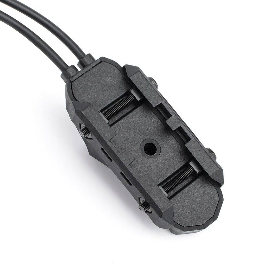 Airsof Remote Dual Control Pressure Switch Laser Crane Flashlight For OGL Aim BK