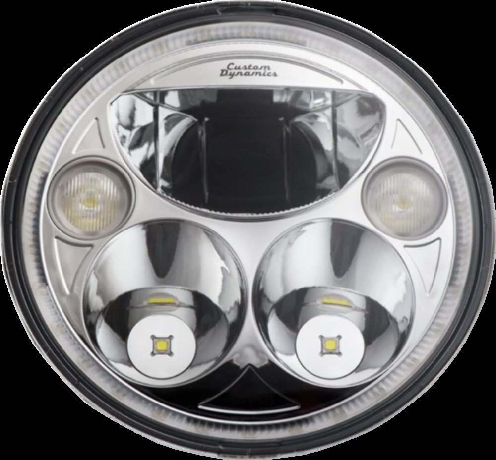 CUSTOM DYNAMICS CDTB-7-C HEADLIGHT TRUBEAM 7" CHR