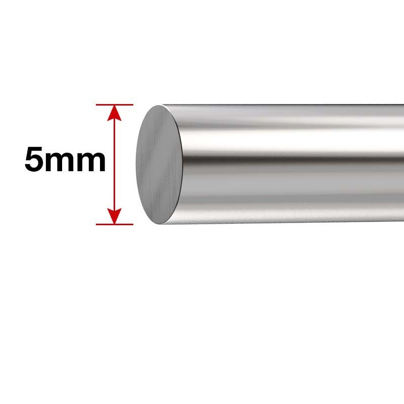 Cylinder Rail Linear Shaft 4mm - 90mm Hardened 45# Steel Smooth Rod Optical Axis