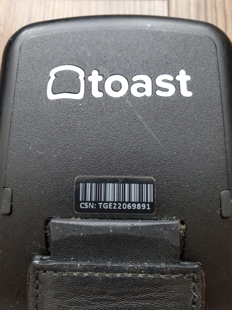 Toast Flex POS Go 2 Handheld Tablet Mobile Computer Device - MPN: TG200