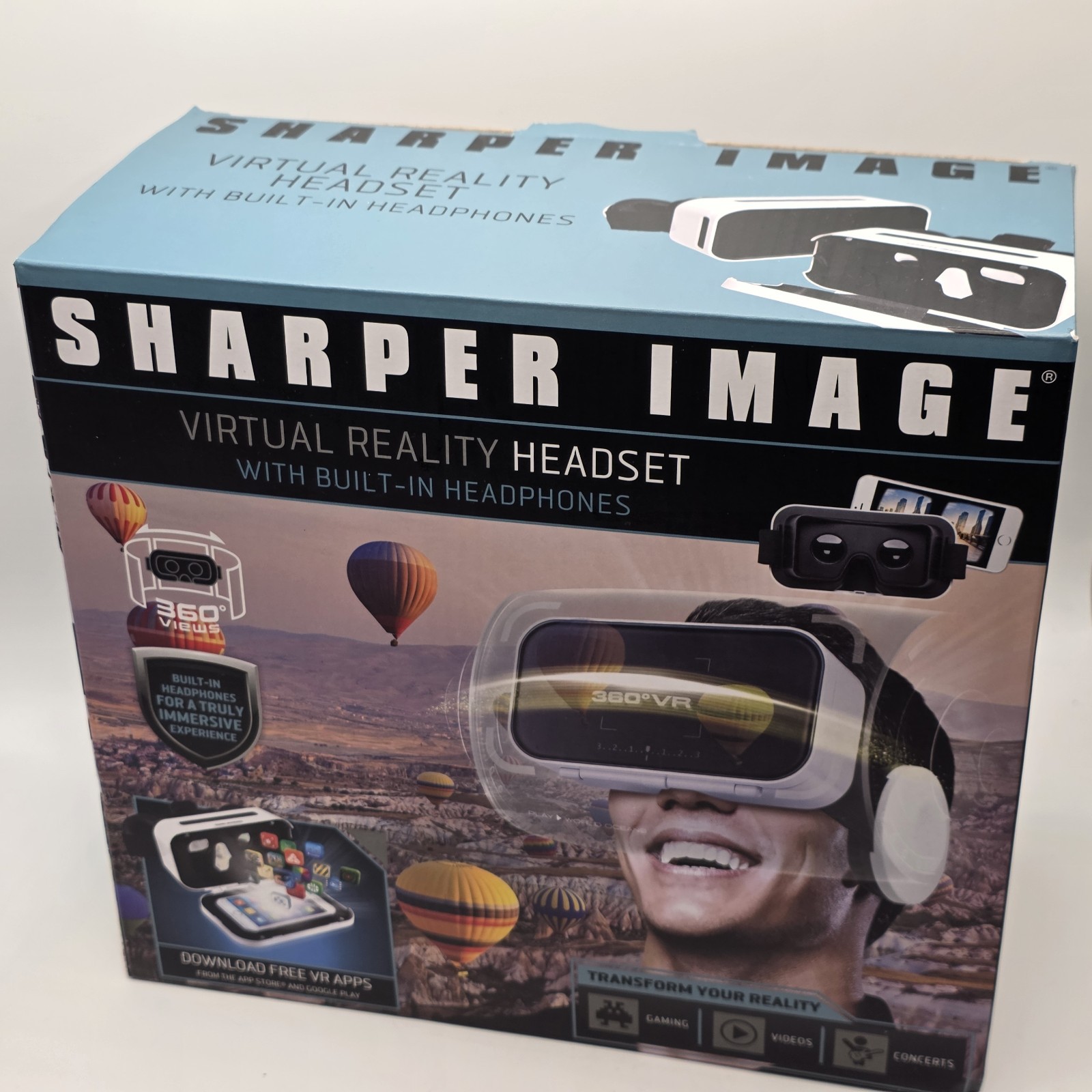 Sharper Image Virtual Reality Headset NEW Open Box