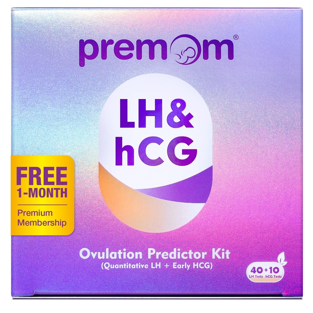Premom Quantitative Ovulation Predictor Kit：40 50 Piece Set, Purple