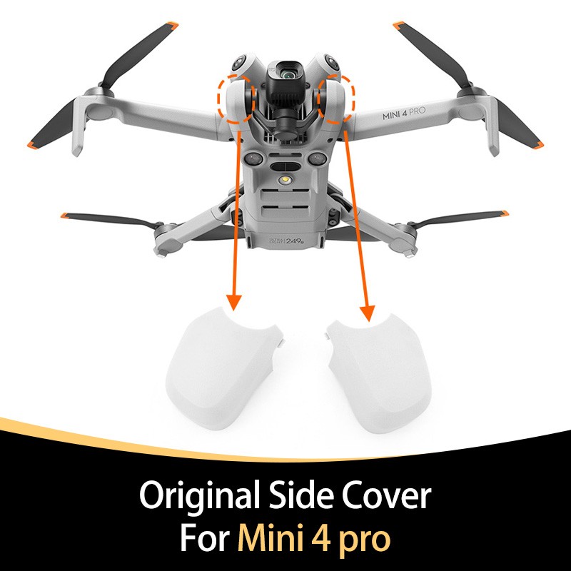 Replacement Front Side Cover Left Right Side Cap for Mini 4 Pro