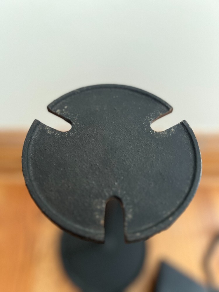 Mid Century Wood & Iron Fireplace Tool Set