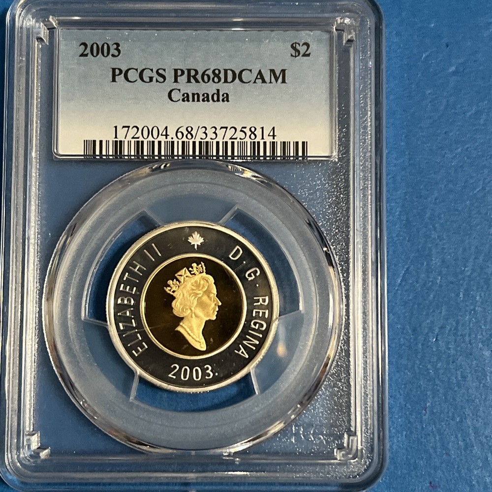 2003 CANADA Silver 2 Dollars $2 PCGS PR68 DCAM