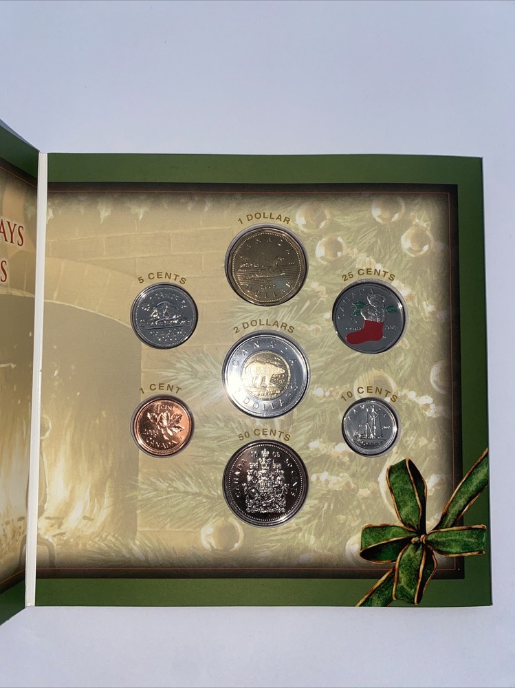 2005 COMMEMERATIVE HAPPY HOLIDAYS 7 COIN SET