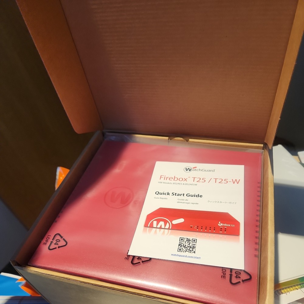 WatchGuard Firebox T25  1 YR