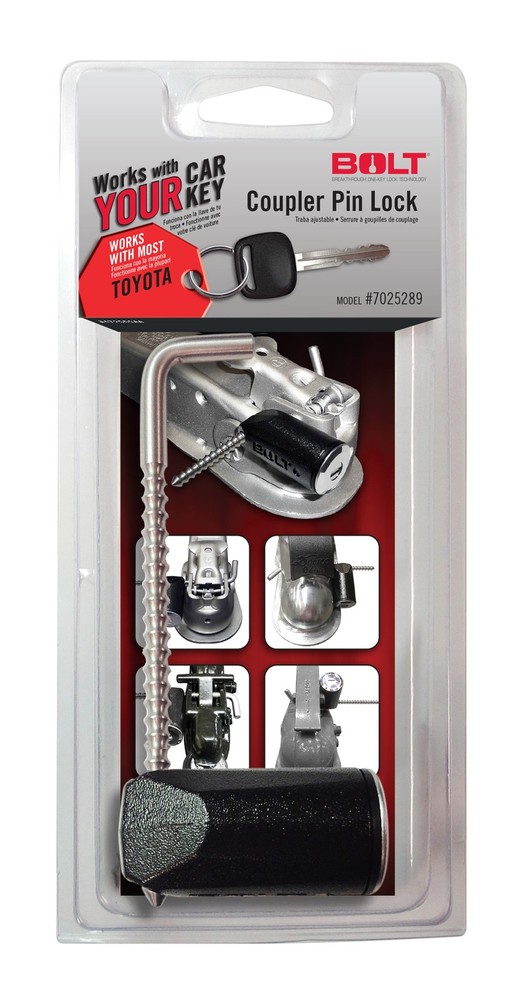 BOLT 7025289 Trailer Hitch Lock