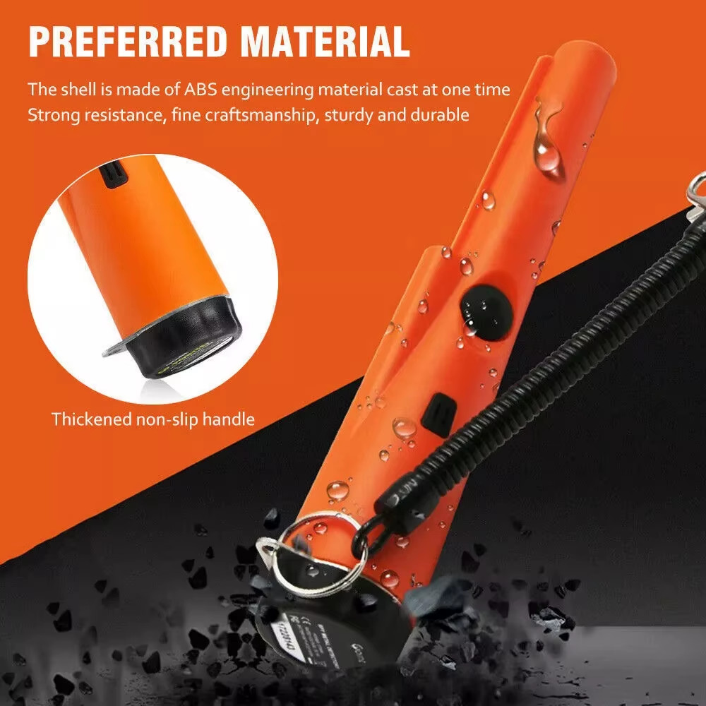 Metal Detector HandHeld Pro Pinpointer Pointer Probe Waterproof Sensitive Tester