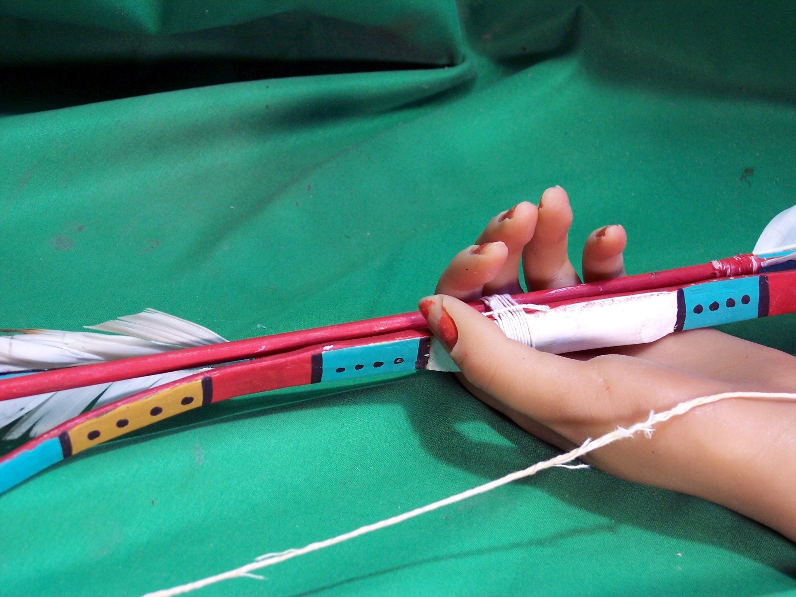 Vintage Hopi Boy's Bow & Arrows - Very Nice!