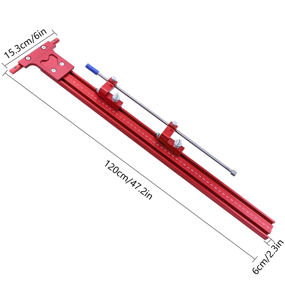 Parallel Rail Guide System Track Saw Woodworking Guide Carpentry Tool Set TOP